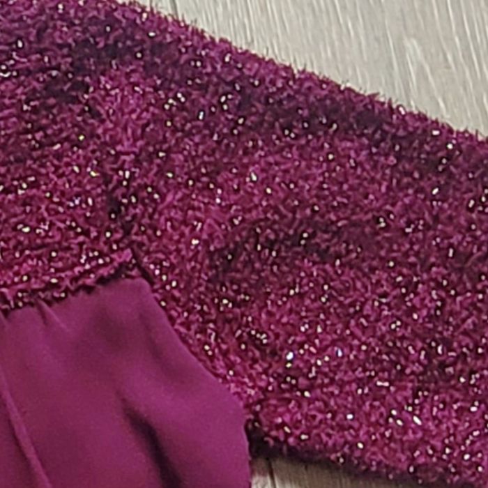 Maillot pull bordeaux. Fille 8 ans. Marque Gémo - photo numéro 4