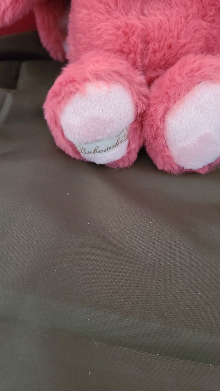 Bukowski Design AB Friendly Kanina : lapin en peluche rose tulipe - photo numéro 2