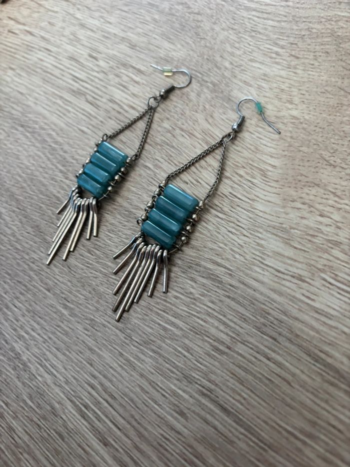 Boucles d’oreilles pendantes Vintage - photo numéro 3