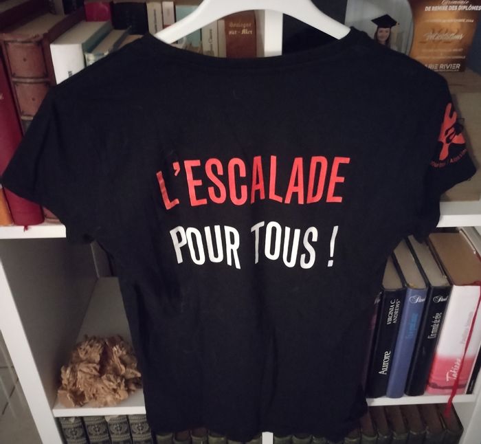 Tee shirt "L'escalade Pour Tous" 100% coton S/XS neuf