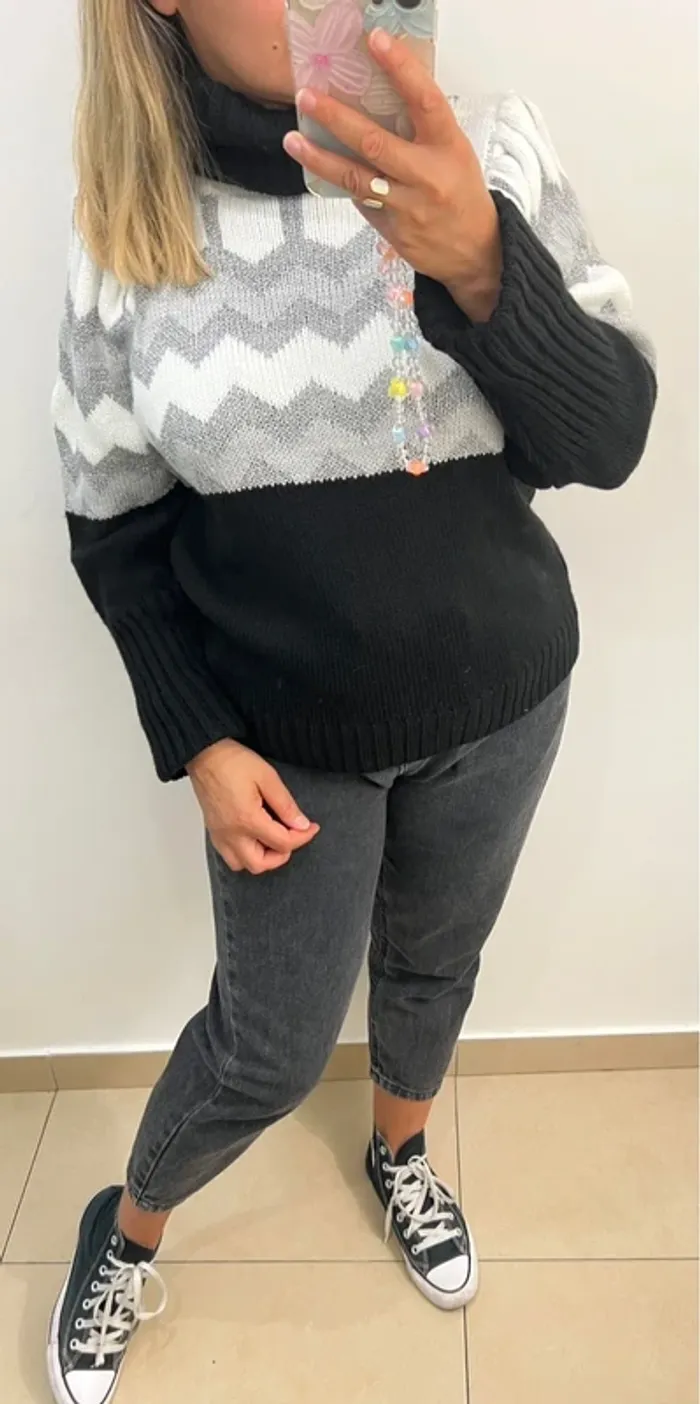 Pull Col Roulé Made In Italy - photo numéro 5