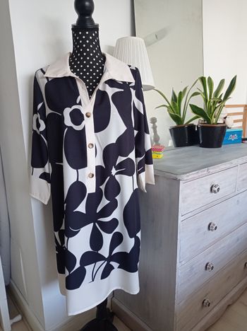 Robe ample manches 3quart 36