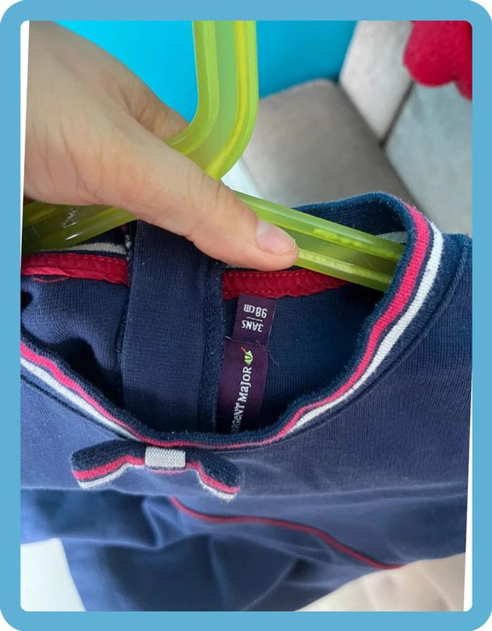 Belle robe 3 ans sergent major - photo numéro 3