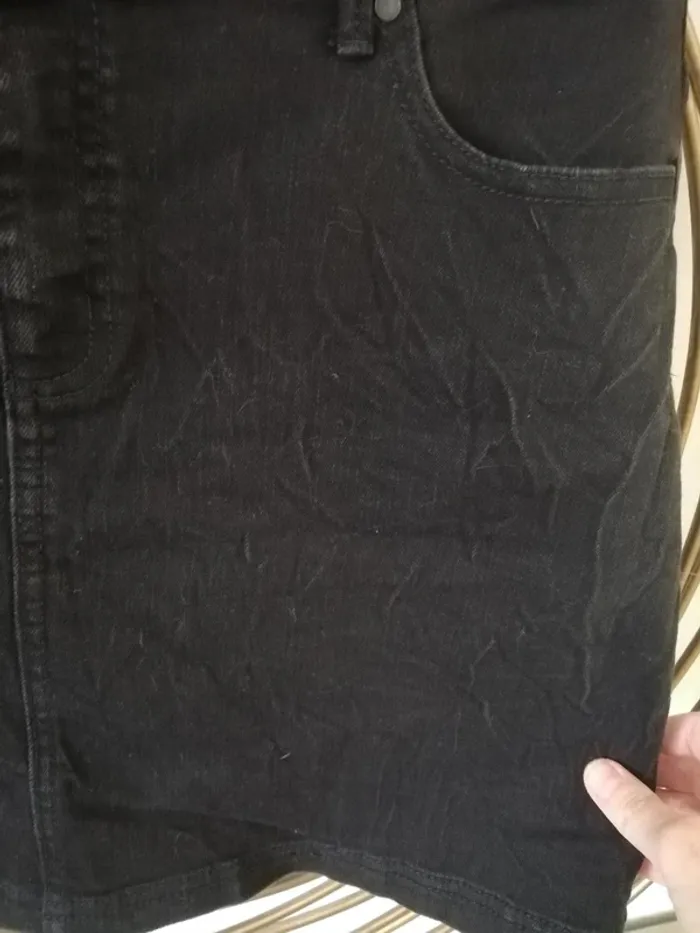 Jupe en jeans noire Kiabi T42 - photo numéro 2