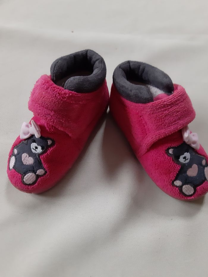 Chaussons fille - ourson - isotoner - 20 - photo numéro 4
