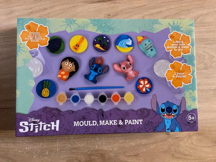 Kit créatif plâtre stitch disney