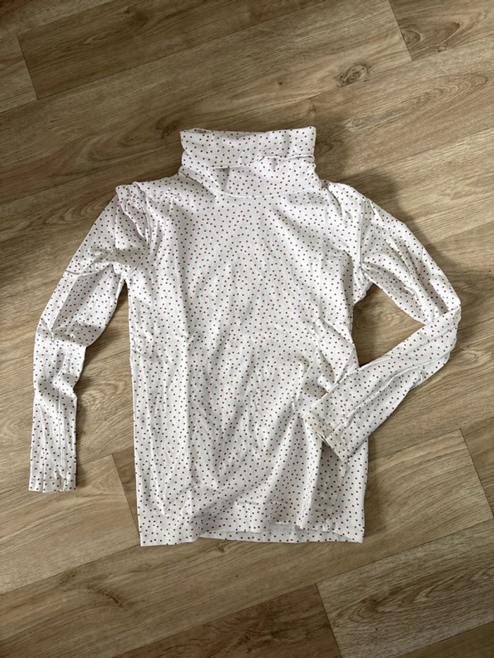 Sous-pull, fille, tape-à-l’œil 10 ans