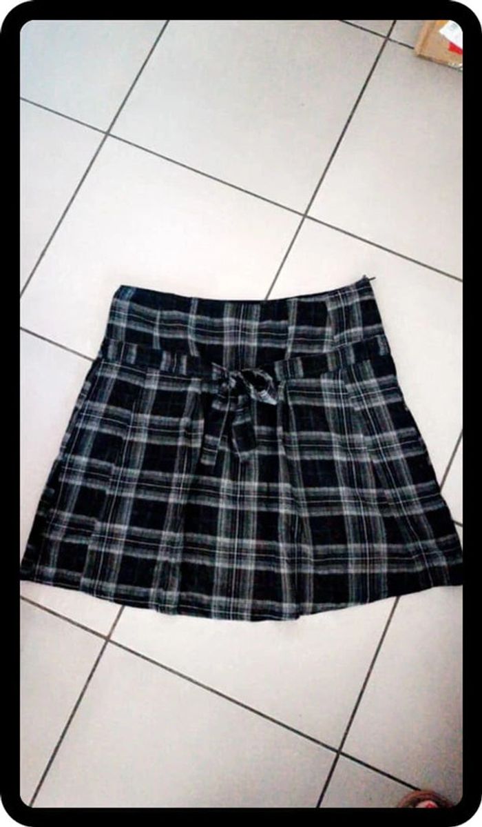 🔥 JUPE patineuse à carreaux