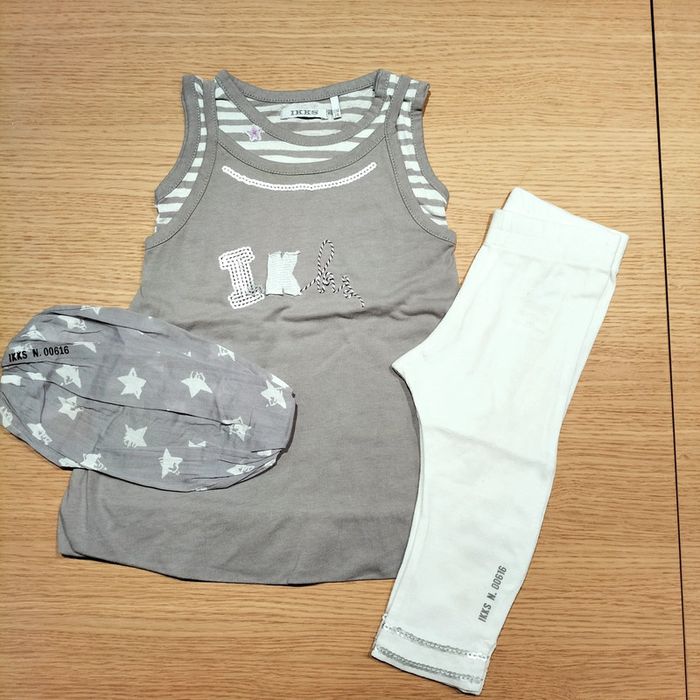 Ensemble 3 pièces IKKS : tunique+ leggings + bandeau