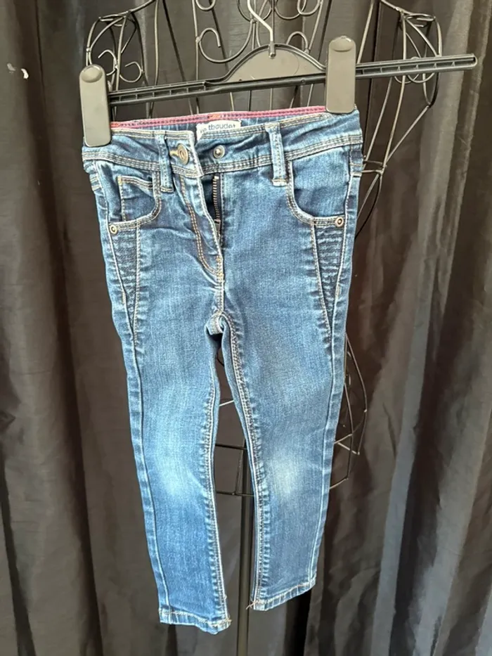 Jean Slim Vertbaudet – Neuf Sans Étiquette – Taille 3 Ans (94 cm)y