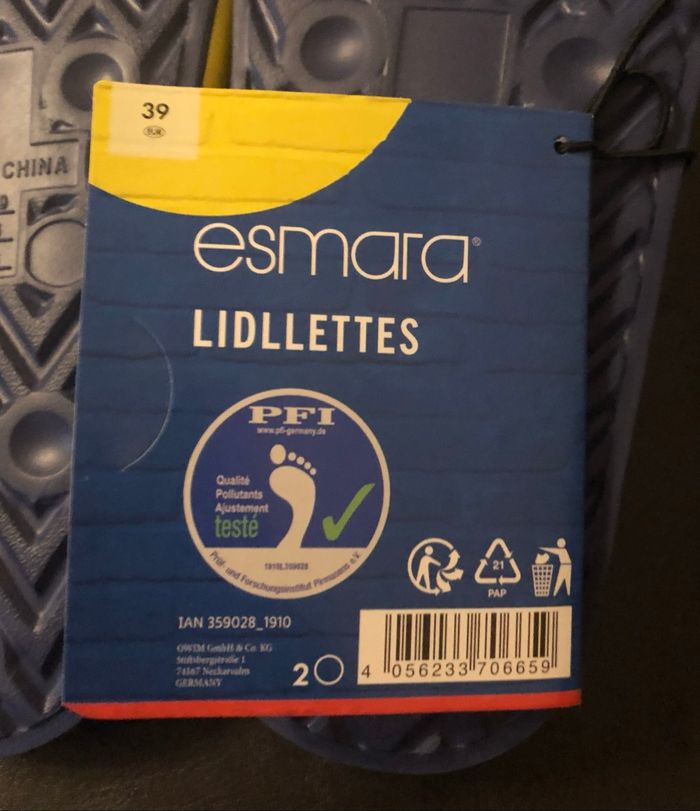 Claquettes/Lidlettes »Esmara »Edition Limitée - photo numéro 7