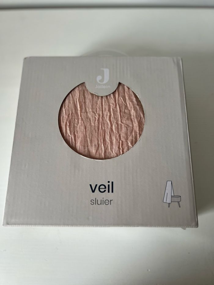 Ciel de lit bébé Jollein – Rose – Neuf en boîte - photo numéro 2