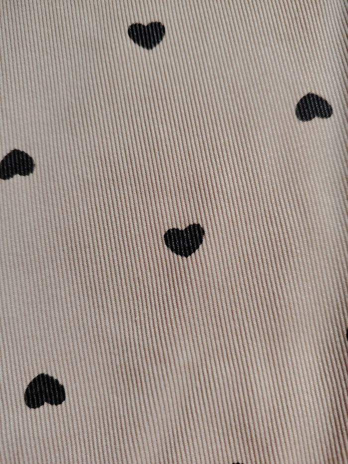 Sous-pull coeurs beige - photo numéro 2