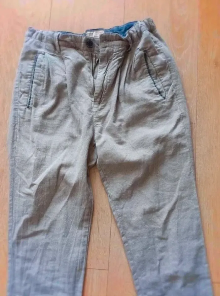 Pantalon  gris Zara  12ans - photo numéro 2