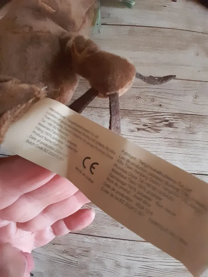 Peluche Mandragore, Harry Potter, couleur marron et vert - photo numéro 4