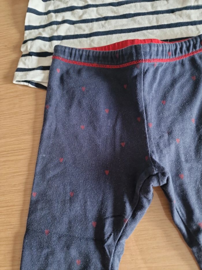 Ensemble legging et haut 86cm 2 ans ikks - photo numéro 2