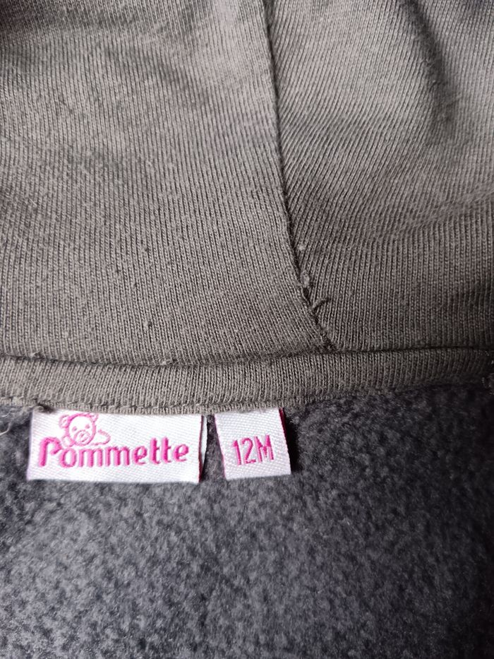 Blouson sweat garçon 12 mois - photo numéro 3