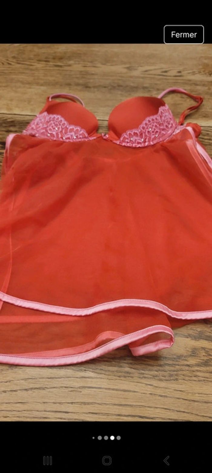 Nuisette rouge Hunkemöller taille M - photo numéro 14