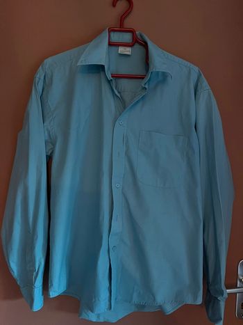 Chemise homme 38/40 bleu ciel