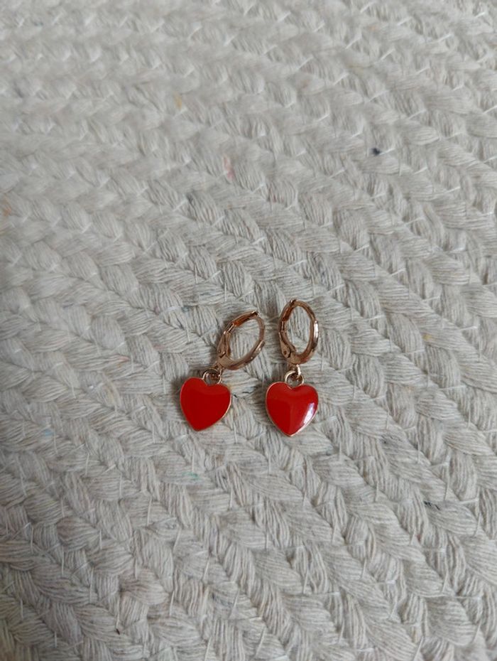 Boucles d'oreilles coeur