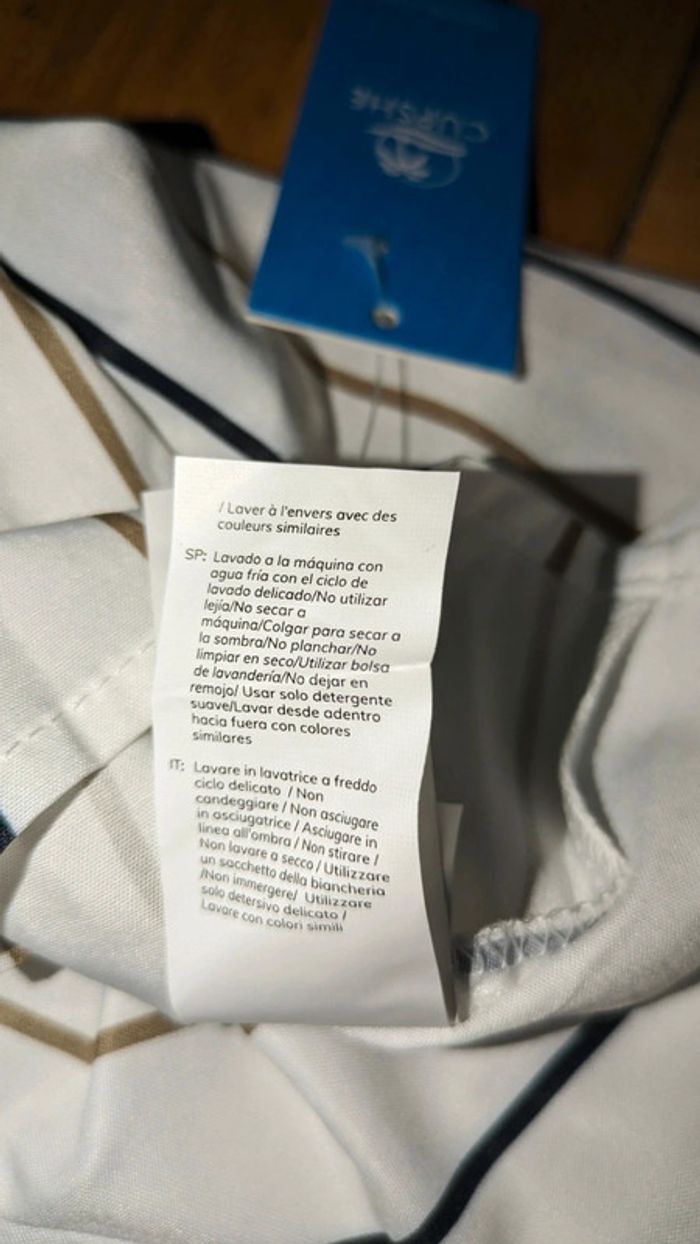 Combi short à mi manches chauve-souris taille S/38 jamais porté - photo numéro 9