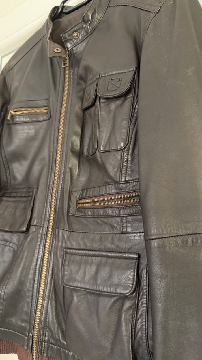 Blouson doublé tout cuir - photo numéro 5