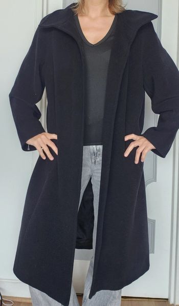 Manteau long noir Max Mara taille 40