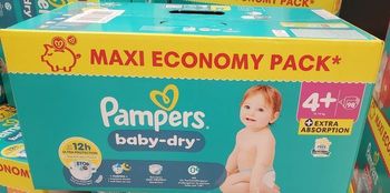 Couches Pampers Taille 4+, 98 Couches.