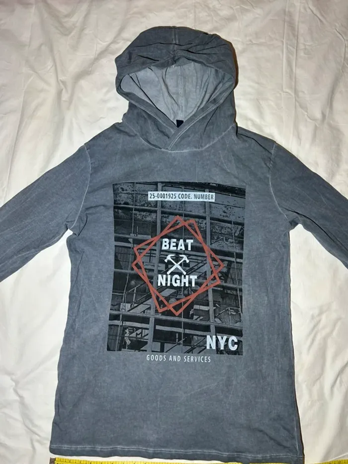 Pull à capuche kiabi