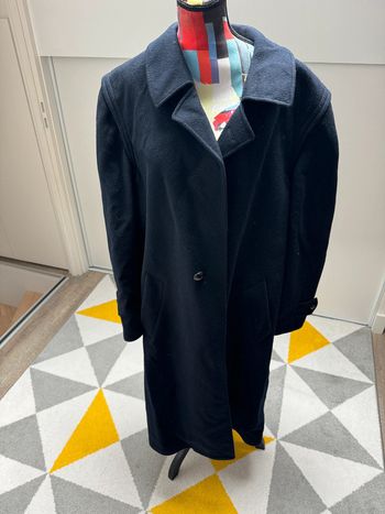 Long manteau en laine vintage Steinbock Taille L