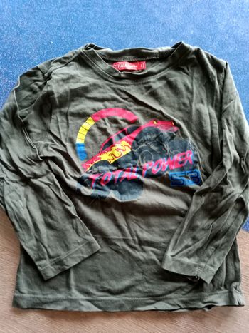 tee shirt manches longues monster truck 5 ans