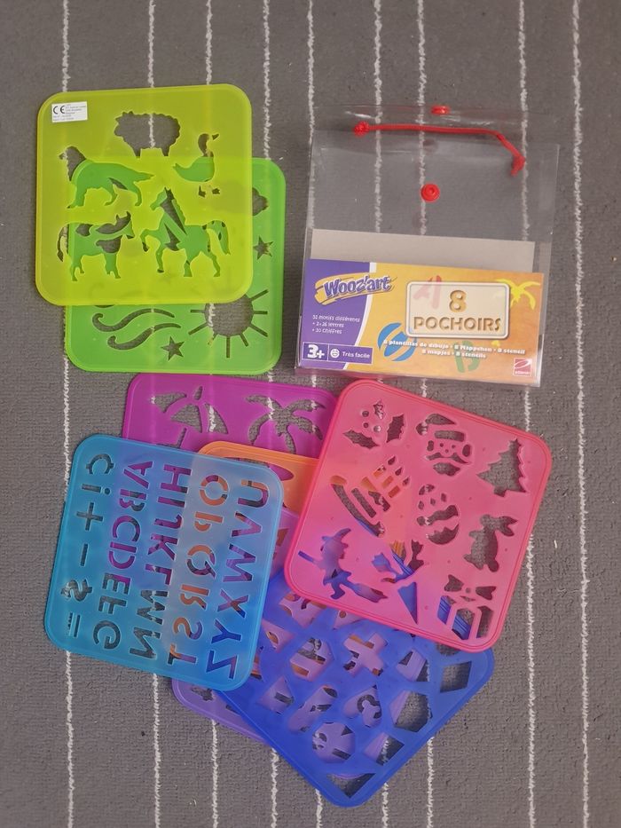 Pochoirs x8 - photo numéro 2