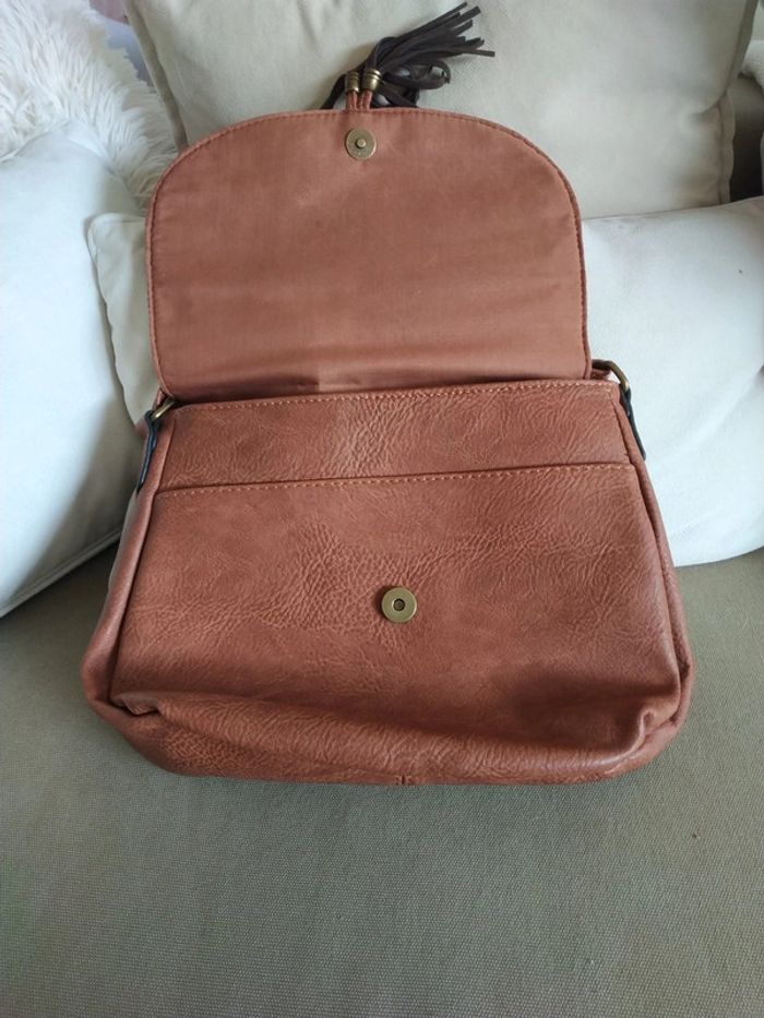 Sac marron bandoulière - photo numéro 3