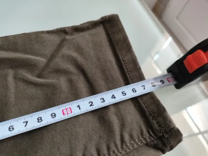 Pantalon skinny kaki femme T42 – coupe droite ajustée - photo numéro 12