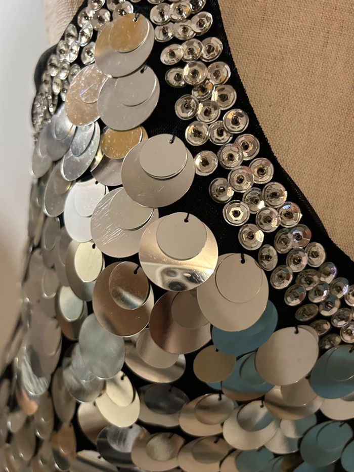 Robe sequins maner taille unique - photo numéro 3