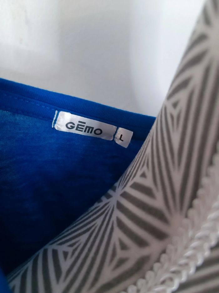 🌸 Débardeur Bleu taille L - photo numéro 3