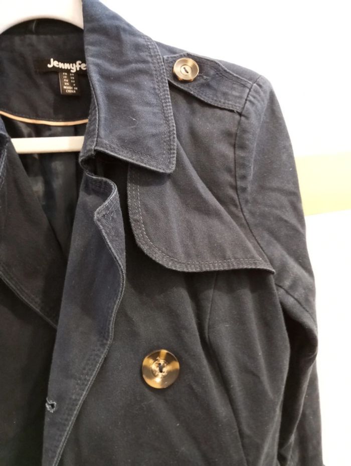 Trench femme bleu - photo numéro 3