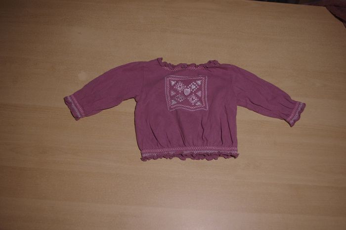 Maillot manches longues 6 mois