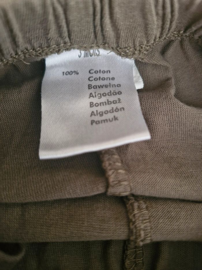 Ensemble bébé 3 mois Sans marque Coton T-shirt manches courtes Short - photo numéro 11