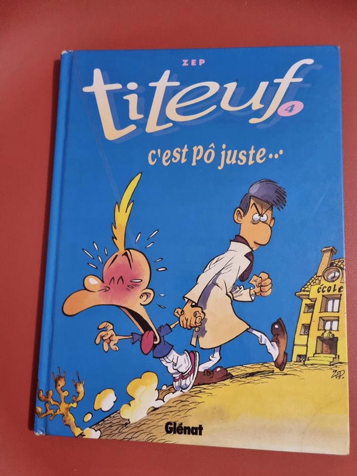 lot de deux bd de titeuf tome 1 et 4 état très correct - photo numéro 7