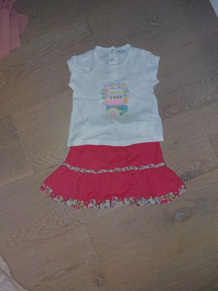 Ensemble jupe t-shirt - photo numéro 3