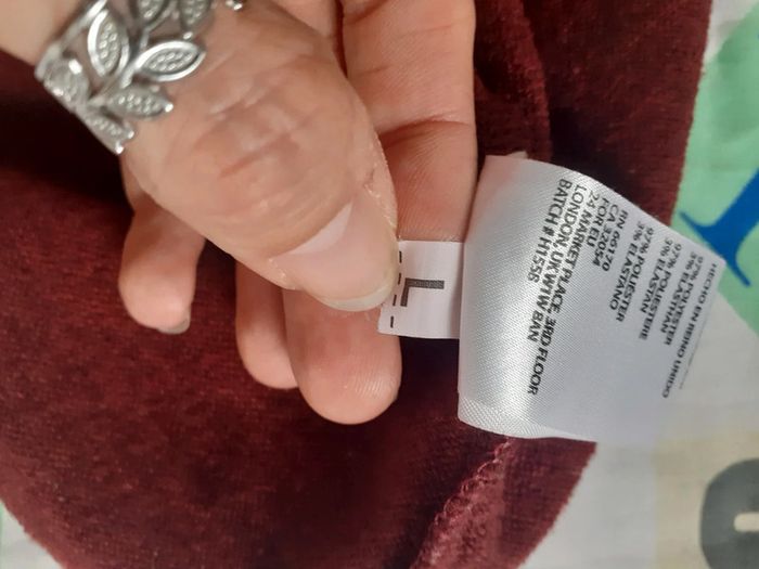 Robe bordeaux L - photo numéro 4