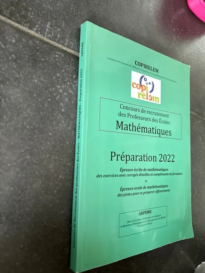 Livre, concours de recrutement, des professeurs, des écoles mathématiques - photo numéro 2
