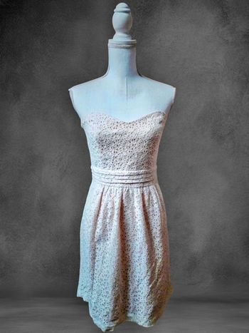 Robe bustier dentelle.