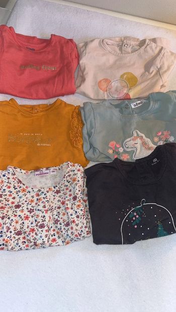 Lot de t-shirt manches longues