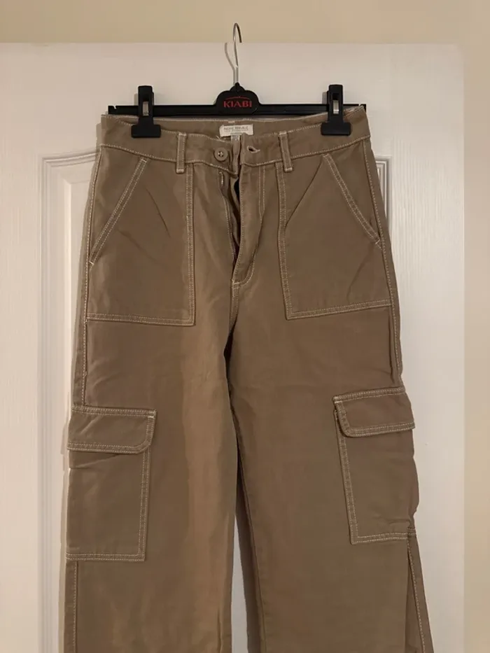Jean Cargo beige - photo numéro 2