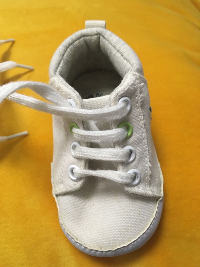 Chaussures baskets bébé pointure 17 / 18 neuves marque Grain de blé - photo numéro 4