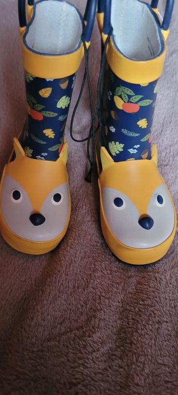 Bottes de pluie renards 