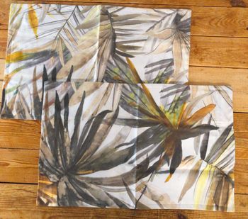 2 Housse de coussin deco 60x40 cm