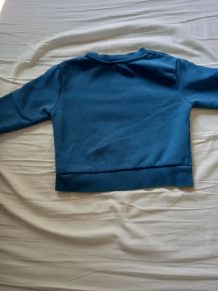 Joli sweat garcon okaidi  3 ans bleu - photo numéro 2